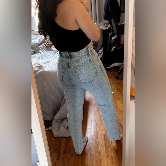 Abercrombie & Fitch Curve Love Ultra High Rise 90s Straight Jean size 8s - Picture 7 of 10